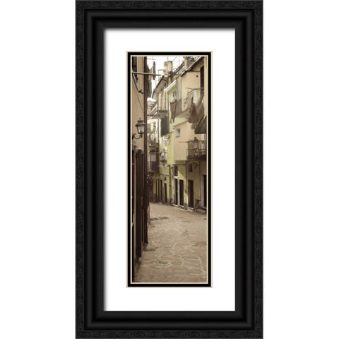 Liguria - 6 Black Ornate Wood Framed Art Print with Double Matting by Blaustein, Alan