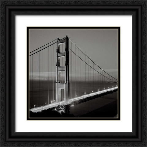 Golden Gate Bridge - 32 Black Ornate Wood Framed Art Print with Double Matting by Blaustein, Alan
