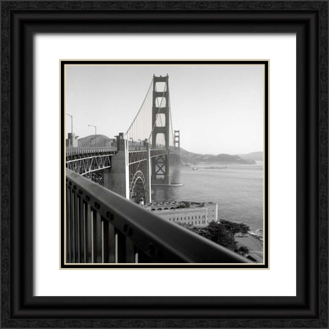 Golden Gate Bridge - 30 Black Ornate Wood Framed Art Print with Double Matting by Blaustein, Alan
