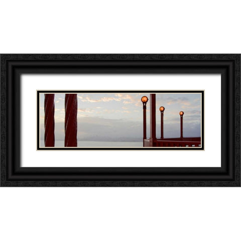 Golden Gate Bridge - 41 Black Ornate Wood Framed Art Print with Double Matting by Blaustein, Alan