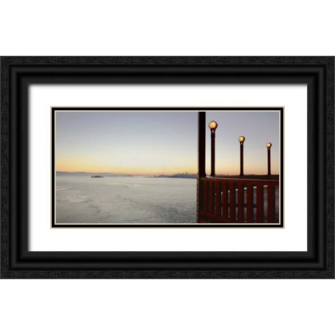Golden Gate Bridge - 39 Black Ornate Wood Framed Art Print with Double Matting by Blaustein, Alan