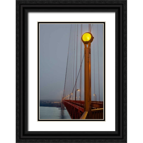 Golden Gate Bridge - 50 Black Ornate Wood Framed Art Print with Double Matting by Blaustein, Alan