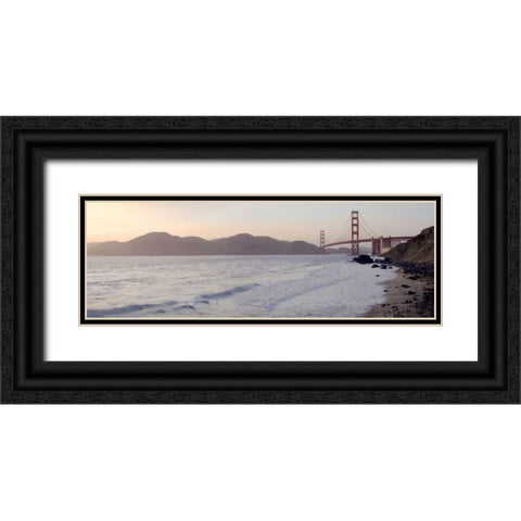 Marshall Beach - 2 Black Ornate Wood Framed Art Print with Double Matting by Blaustein, Alan