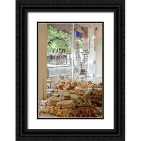 MaraÃ¢â‚¬â„¢s Pastry - 140 Black Ornate Wood Framed Art Print with Double Matting by Blaustein, Alan