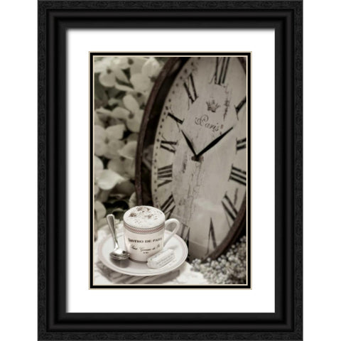 Dream Cafe Bistro De Paris - 41 Black Ornate Wood Framed Art Print with Double Matting by Blaustein, Alan