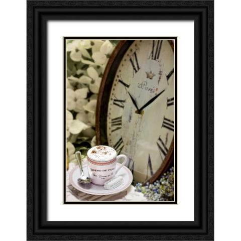 Dream Cafe Bistro De Paris - 40 Black Ornate Wood Framed Art Print with Double Matting by Blaustein, Alan