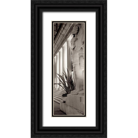 Stock Exchange Pano - 1 Black Ornate Wood Framed Art Print with Double Matting by Blaustein, Alan