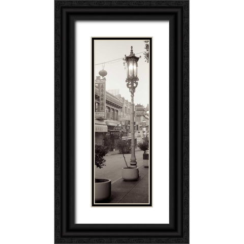 China Town Pano - 1 Black Ornate Wood Framed Art Print with Double Matting by Blaustein, Alan