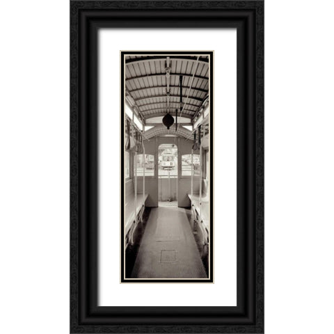 Cable Car Pano - 2 Black Ornate Wood Framed Art Print with Double Matting by Blaustein, Alan