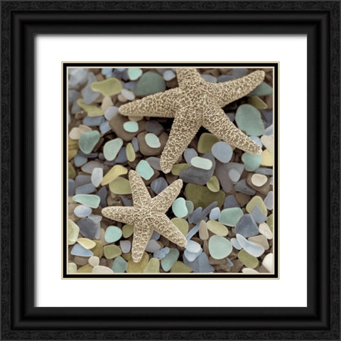 Crystal Harbor - 11 Black Ornate Wood Framed Art Print with Double Matting by Blaustein, Alan