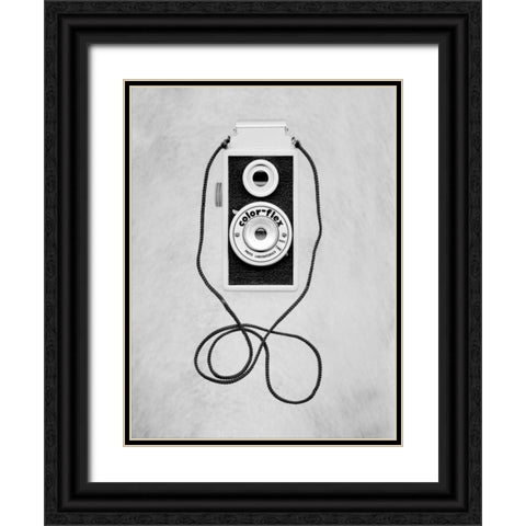 Retro Point and Shoot - 29 Black Ornate Wood Framed Art Print with Double Matting by Blaustein, Alan