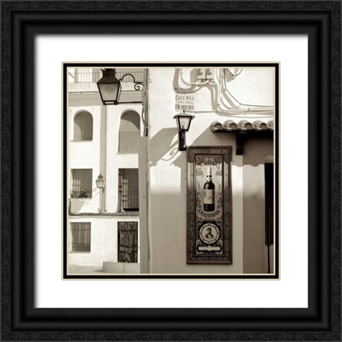 EspaÃƒÂ±a - 1 Black Ornate Wood Framed Art Print with Double Matting by Blaustein, Alan