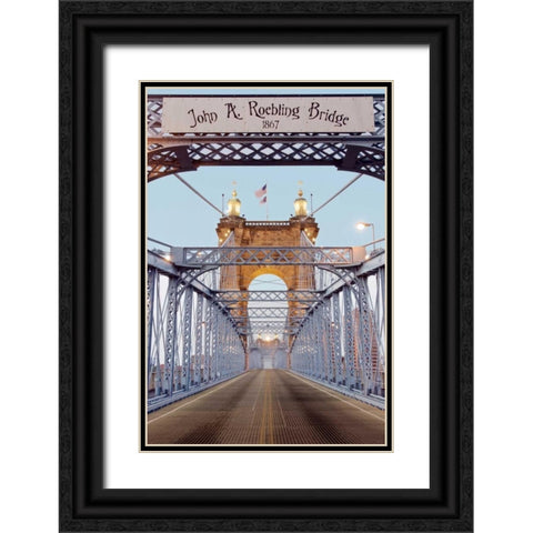 Spirit Black Ornate Wood Framed Art Print with Double Matting by Blaustein, Alan