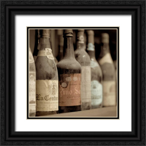 Enoteca a Cortona No. 1 Black Ornate Wood Framed Art Print with Double Matting by Blaustein, Alan
