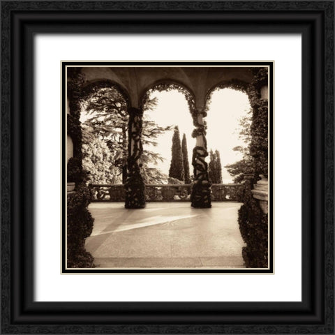 Castelfranco Veneto Black Ornate Wood Framed Art Print with Double Matting by Blaustein, Alan