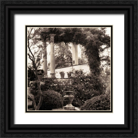 Jardin del Ronda Black Ornate Wood Framed Art Print with Double Matting by Blaustein, Alan