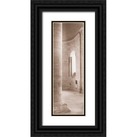 Les Colonnes III Black Ornate Wood Framed Art Print with Double Matting by Blaustein, Alan
