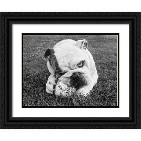 Obsess Black Ornate Wood Framed Art Print with Double Matting by Beals, Sharon