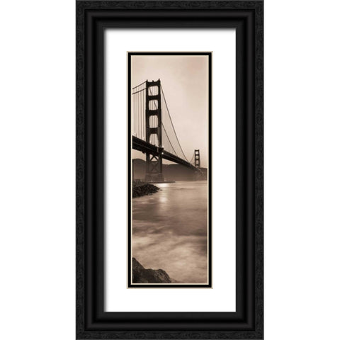 Golden Gate Bridge I Black Ornate Wood Framed Art Print with Double Matting by Blaustein, Alan