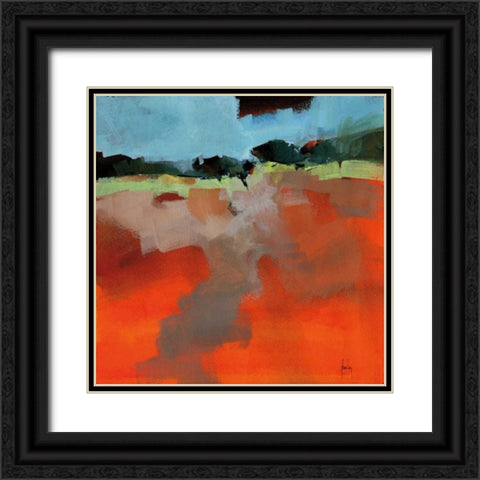 Early Fall Black Ornate Wood Framed Art Print with Double Matting by Bailey, Paul