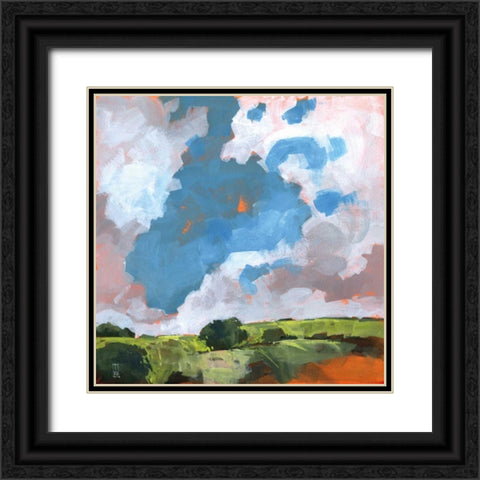 Autumn Dawn Black Ornate Wood Framed Art Print with Double Matting by Bailey, Paul