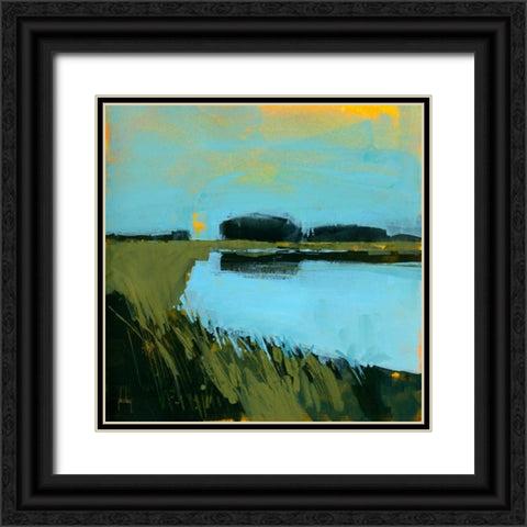 Still Waters Black Ornate Wood Framed Art Print with Double Matting by Bailey, Paul