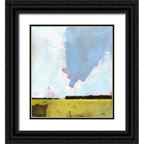 Barley Field Black Ornate Wood Framed Art Print with Double Matting by Bailey, Paul