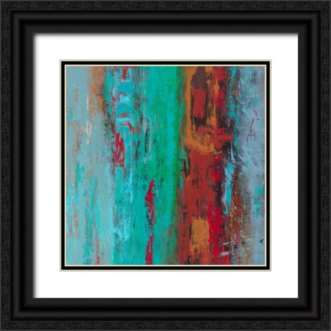 Primal Numbers Black Ornate Wood Framed Art Print with Double Matting by Bothne, Janet