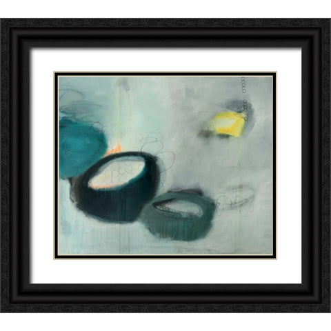 Emptiness Black Ornate Wood Framed Art Print with Double Matting by Brix, Sidsel
