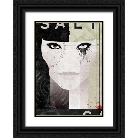 Salt Black Ornate Wood Framed Art Print with Double Matting by Beer, Hannes