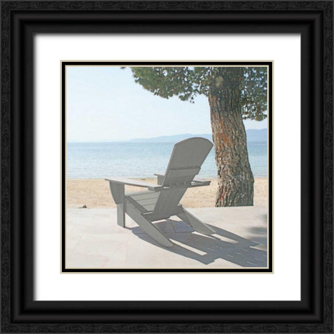 Beyond the Pine Black Ornate Wood Framed Art Print with Double Matting by Bay, Noah
