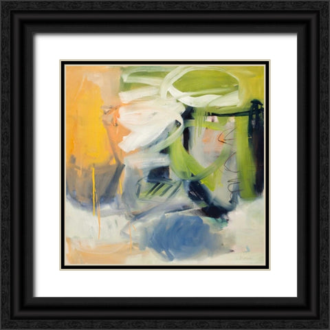 All That Jazz II Black Ornate Wood Framed Art Print with Double Matting by Blalock, Clara