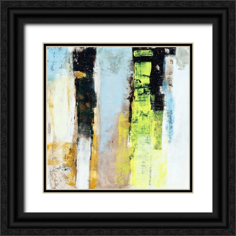 Serie CÃ³digo #12 Black Ornate Wood Framed Art Print with Double Matting by Benedicto, Ines