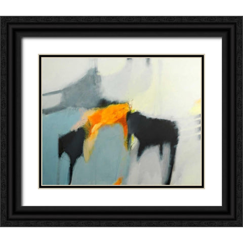 Midsummer Black Ornate Wood Framed Art Print with Double Matting by Brix, Sidsel
