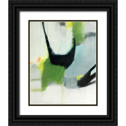 On the Edge Black Ornate Wood Framed Art Print with Double Matting by Brix, Sidsel