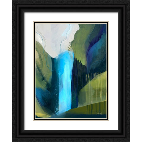 Ethereal Rainforest Black Ornate Wood Framed Art Print with Double Matting by Banerjee, Ishita