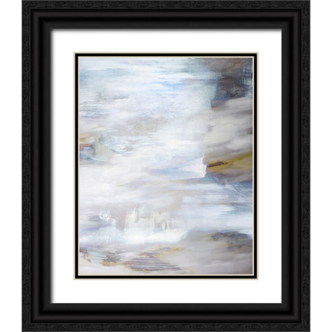Number Nine 2 Black Ornate Wood Framed Art Print with Double Matting by Bainbridge, Hope