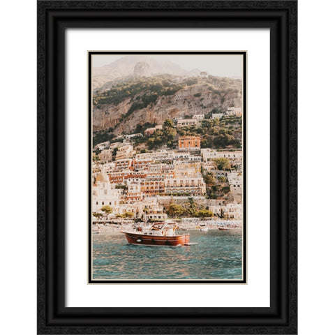 Campora Black Ornate Wood Framed Art Print with Double Matting by Broadway, Krista