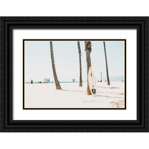 Carlo Black Ornate Wood Framed Art Print with Double Matting by Broadway, Krista
