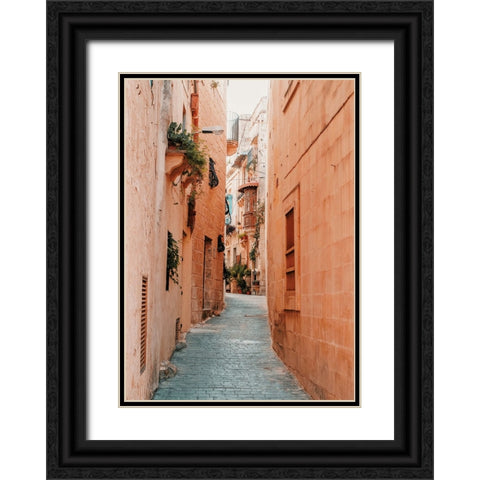 Fes Black Ornate Wood Framed Art Print with Double Matting by Broadway, Krista