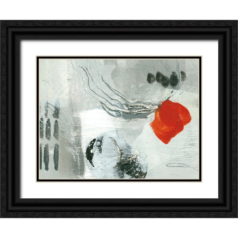 Not All Black and White 3 Black Ornate Wood Framed Art Print with Double Matting by Beer, Pamela K.