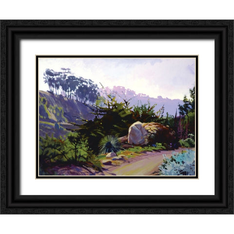 End of Summer, Looking East Black Ornate Wood Framed Art Print with Double Matting by Burtt, Marcia