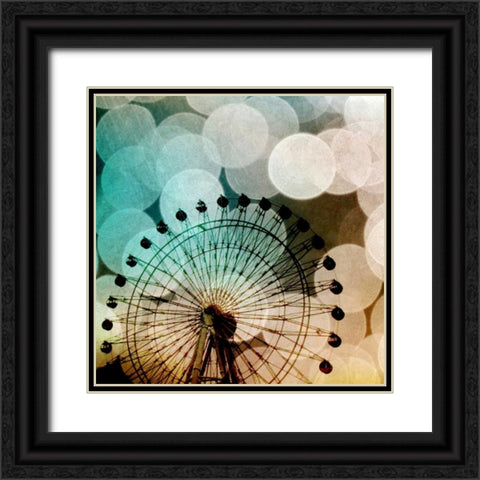 At the Fair Black Ornate Wood Framed Art Print with Double Matting by Coomes, Sylvia