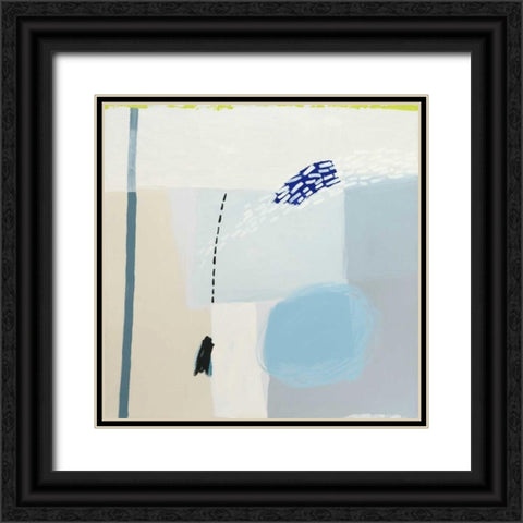 Blues Black Ornate Wood Framed Art Print with Double Matting by Cohen, Aliza