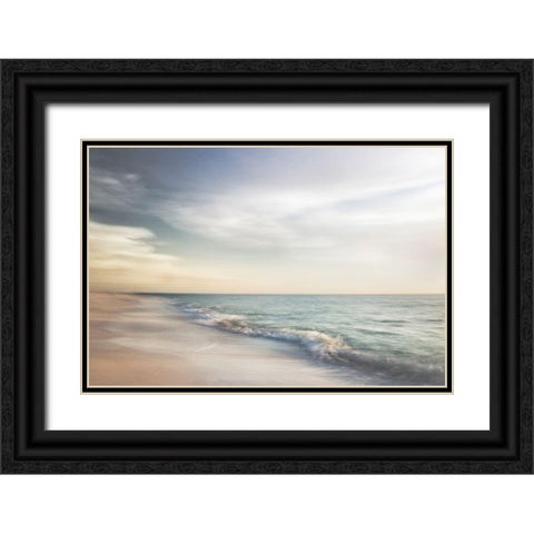 Breathe In Black Ornate Wood Framed Art Print with Double Matting by Connolly, Karin