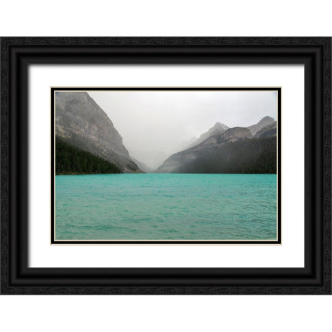 The Rocky Mountain 4 Black Ornate Wood Framed Art Print with Double Matting by Colligan, Lynann