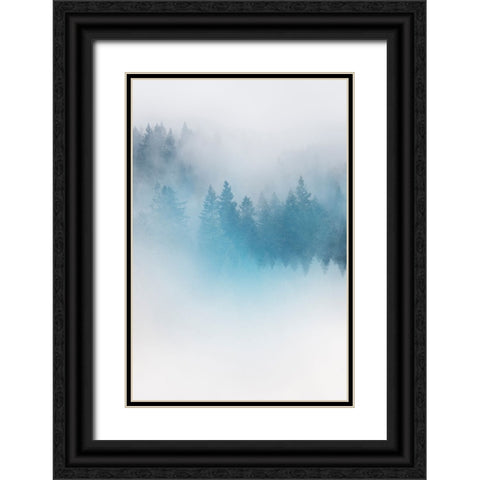 Enchanted Forest No. 1 Black Ornate Wood Framed Art Print with Double Matting by Colligan, Lynann