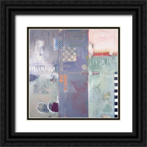 Structure Black Ornate Wood Framed Art Print with Double Matting by Campbell, Judy