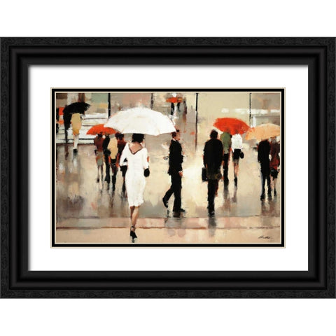 My Complex Heart Black Ornate Wood Framed Art Print with Double Matting by Christie, Lorraine