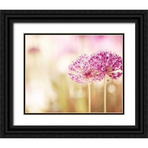 Bloom Black Ornate Wood Framed Art Print with Double Matting by Cochrane, Carolyn